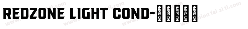 Redzone Light Cond字体转换